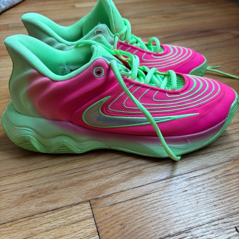 Nike Giannis Immortality 4 Basketball Shoes Eva Pink Green Men's 8